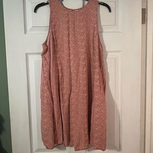 Old navey coral dress